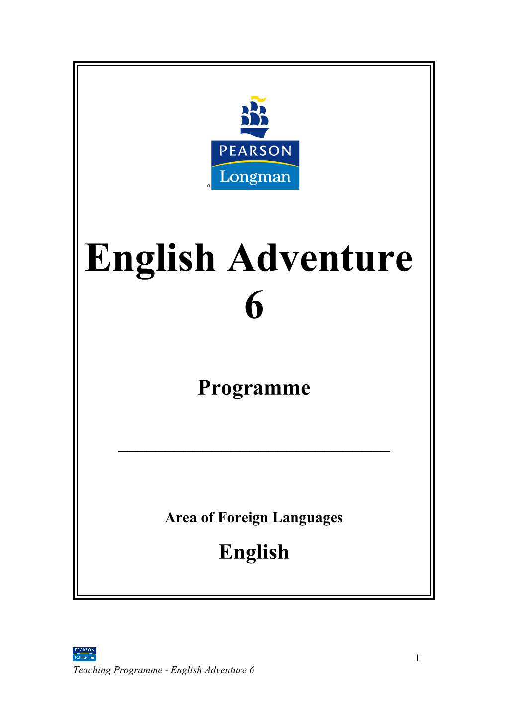 English Adventure