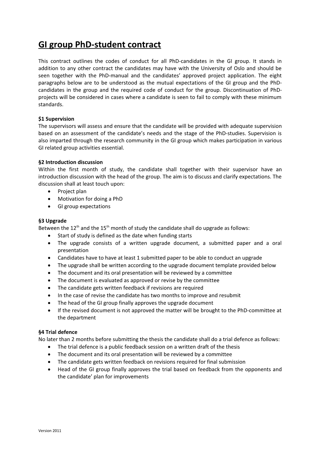 GI Group Phd-Student Contract