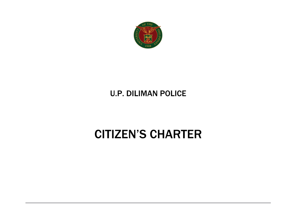 Issuance of Certification and Police Report
