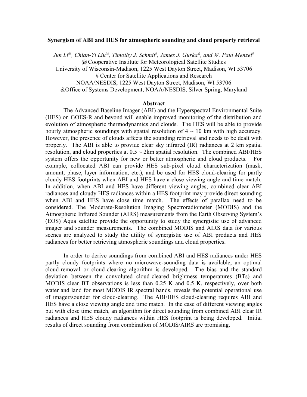 International ATOVS Processing Package: the Algorithm Design and Its Preliminary Performance