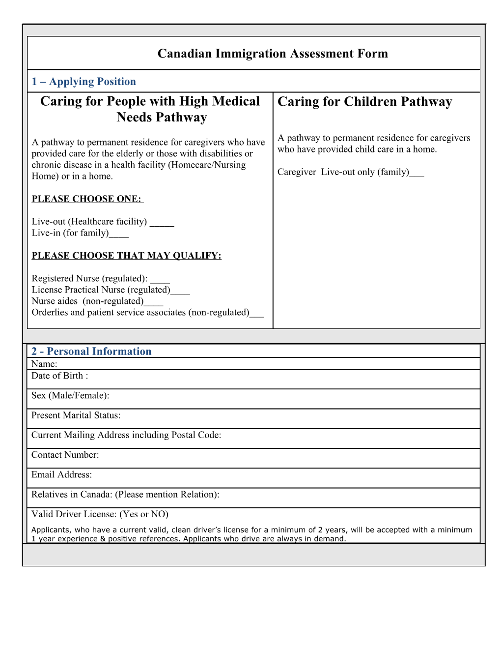 Caring for People with High Medical Needs Pathway