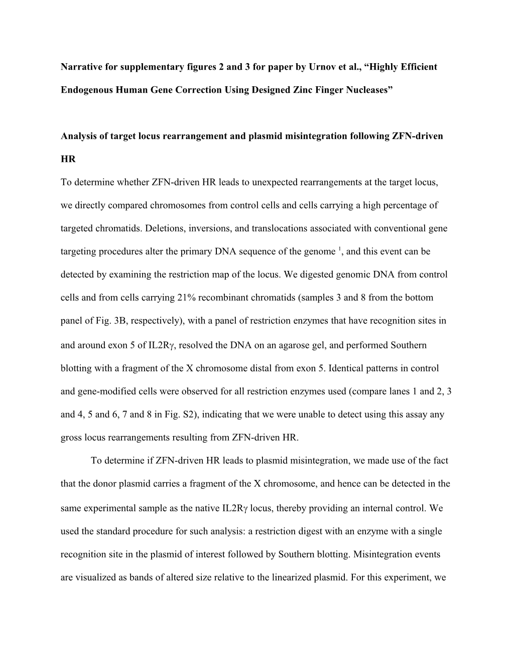 Supplementary Narrative and Figures for Reviewer #1