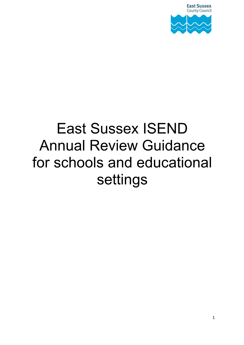Annual Review Guidance for Schools and Educational Settings