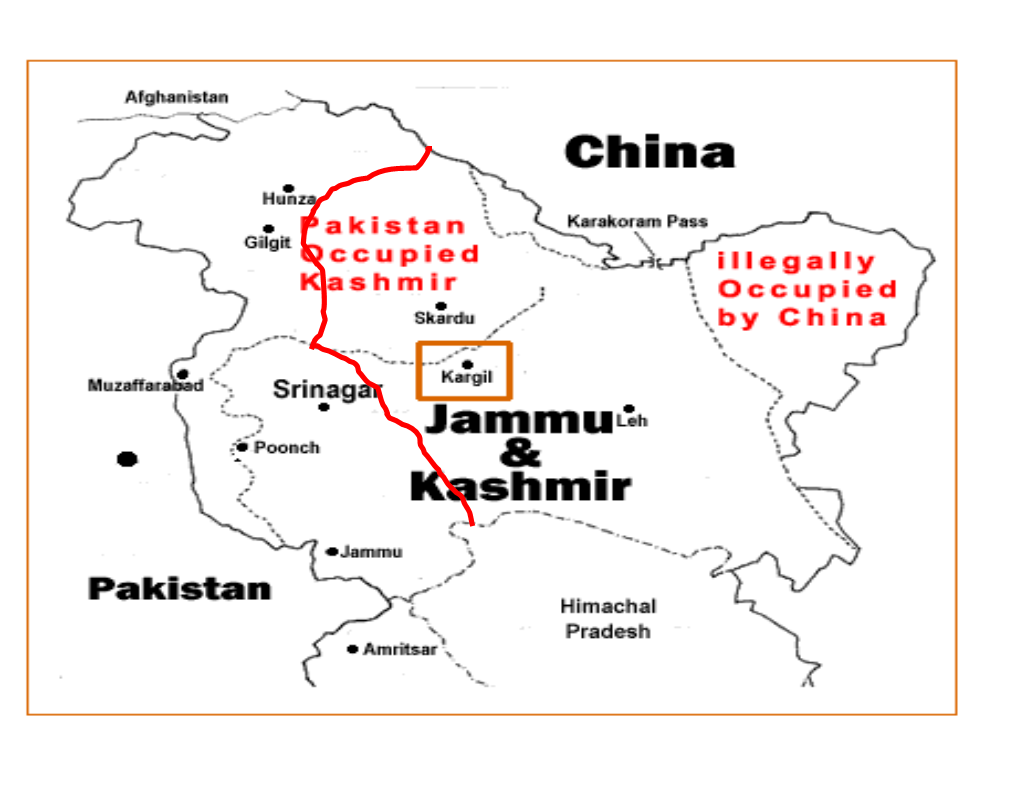 Baltistan on the World Map