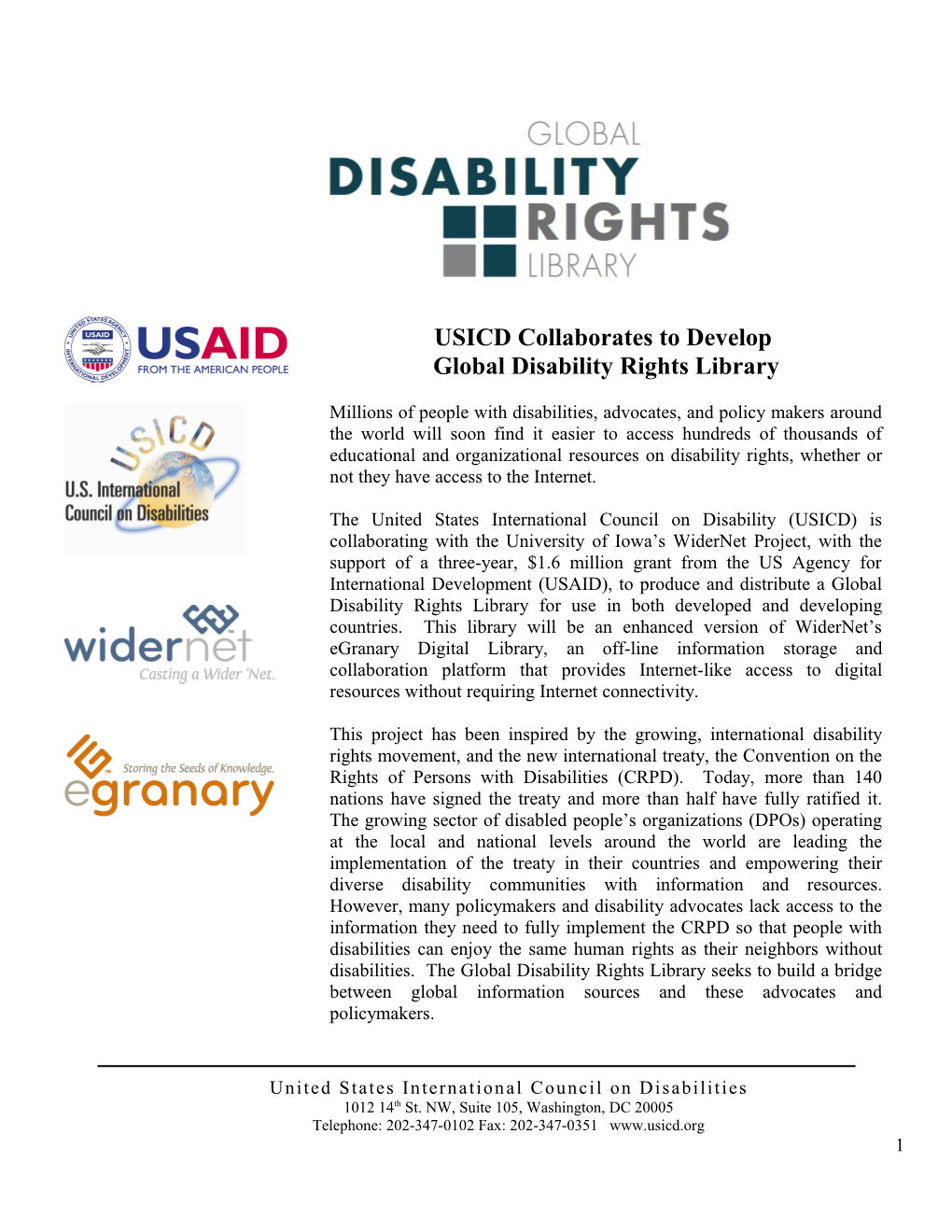 Global Disability Rights Library