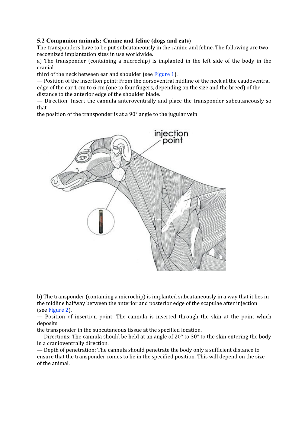 5.2 Companion Animals: Canine and Feline (Dogs and Cats)