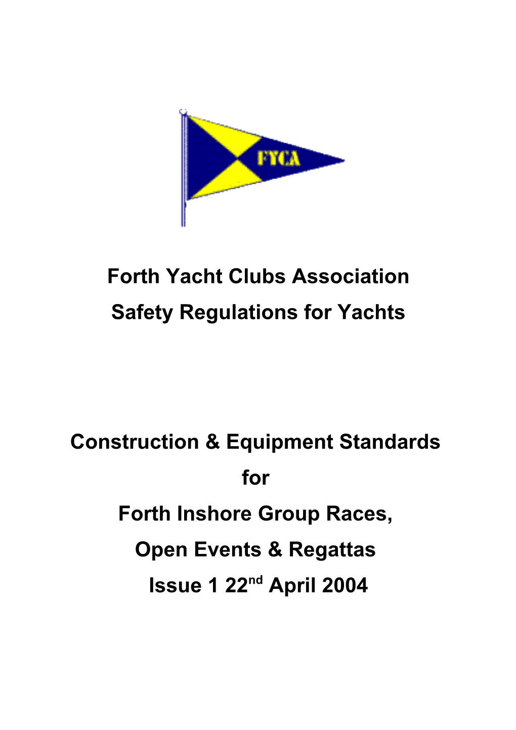 FYCA Yacht Safety Regulations