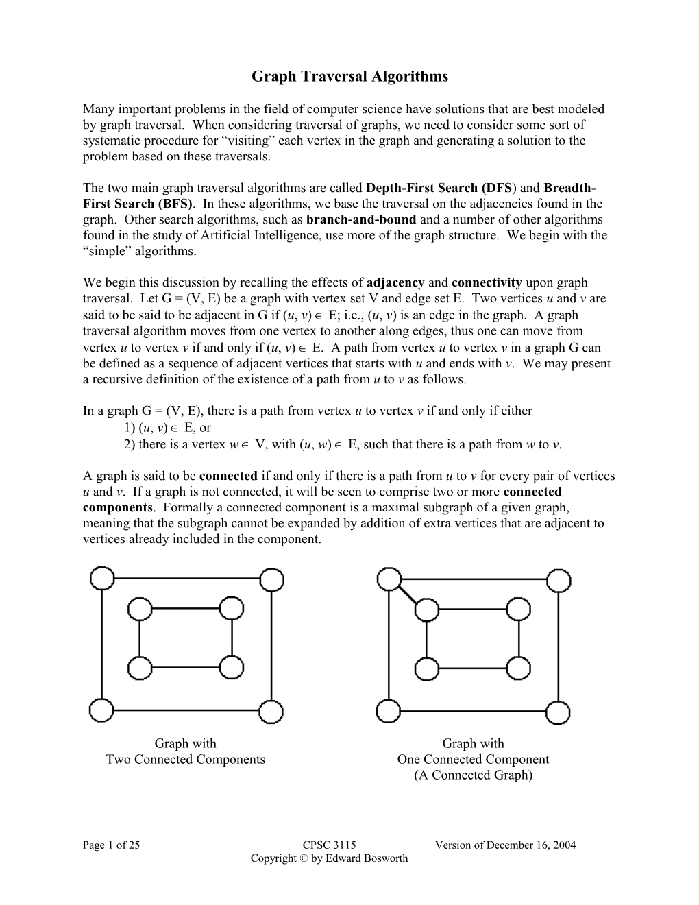 Graph Traversal Algorithms