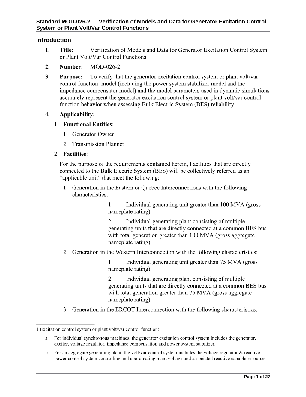 WECC-0101 Posting 5 MOD-26-2 Final for Ballot - Reformatted