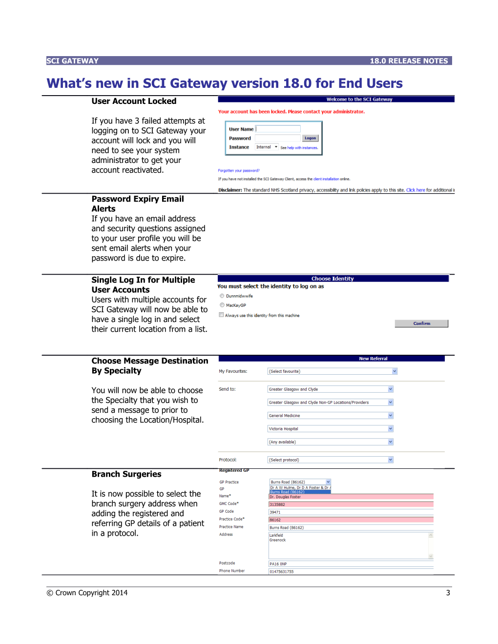 SCI Gatewayversion 18.0 Release Notes