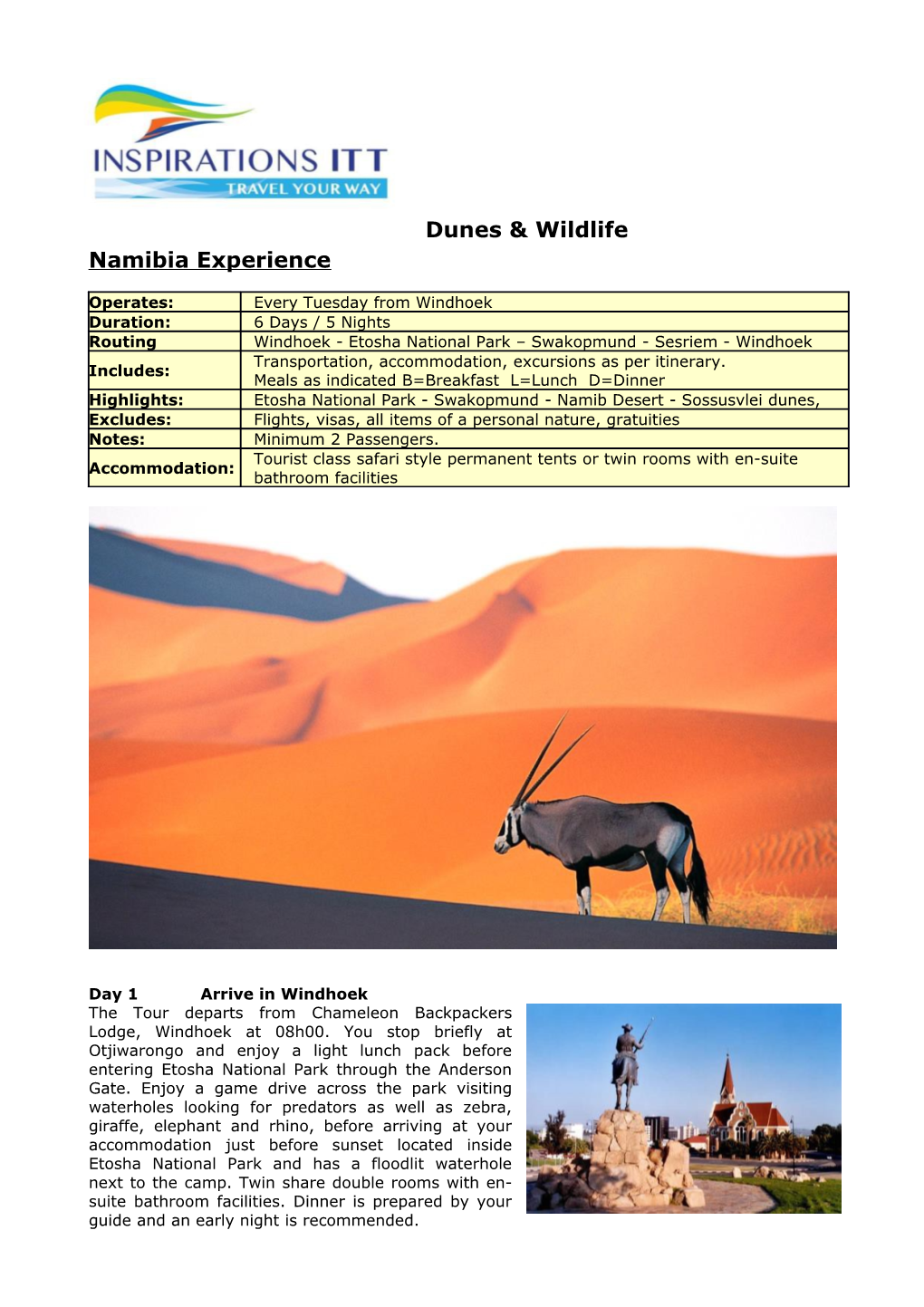 Dunes & Wildlife