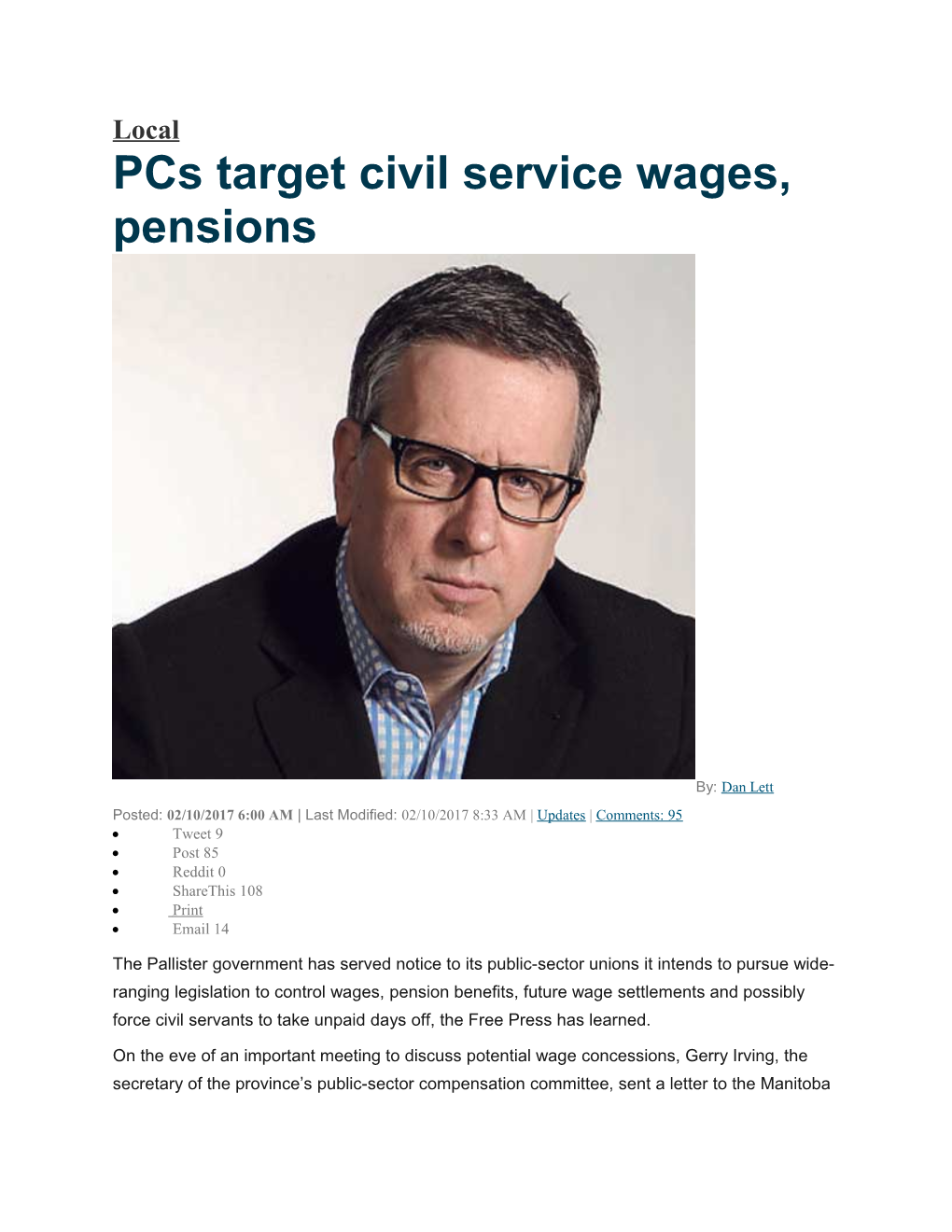 Pcs Target Civil Service Wages, Pensions