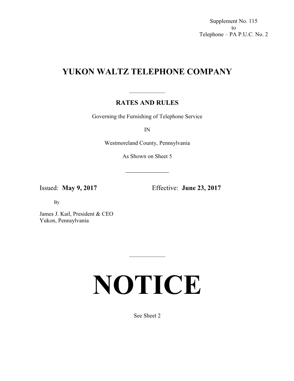 Yukon Waltz Telephone Company