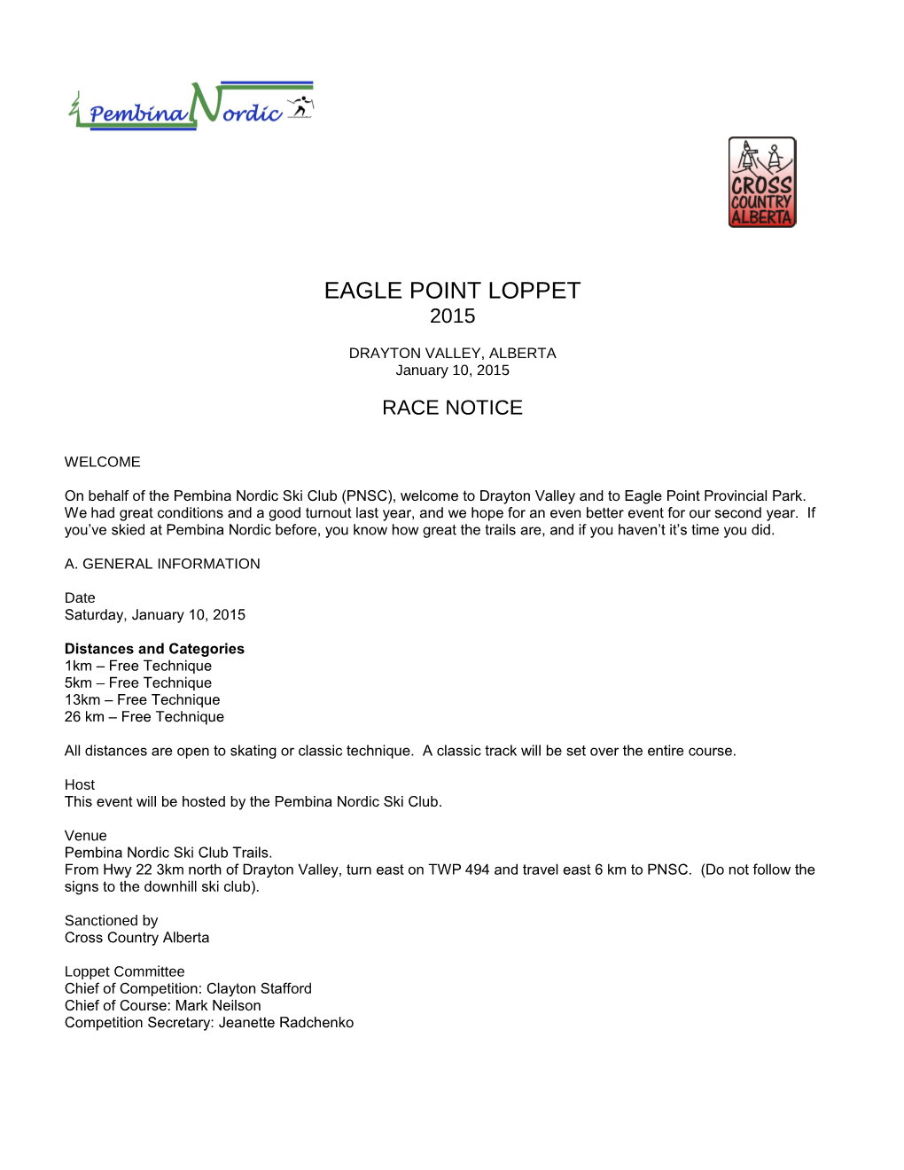 Eagle Point Loppet