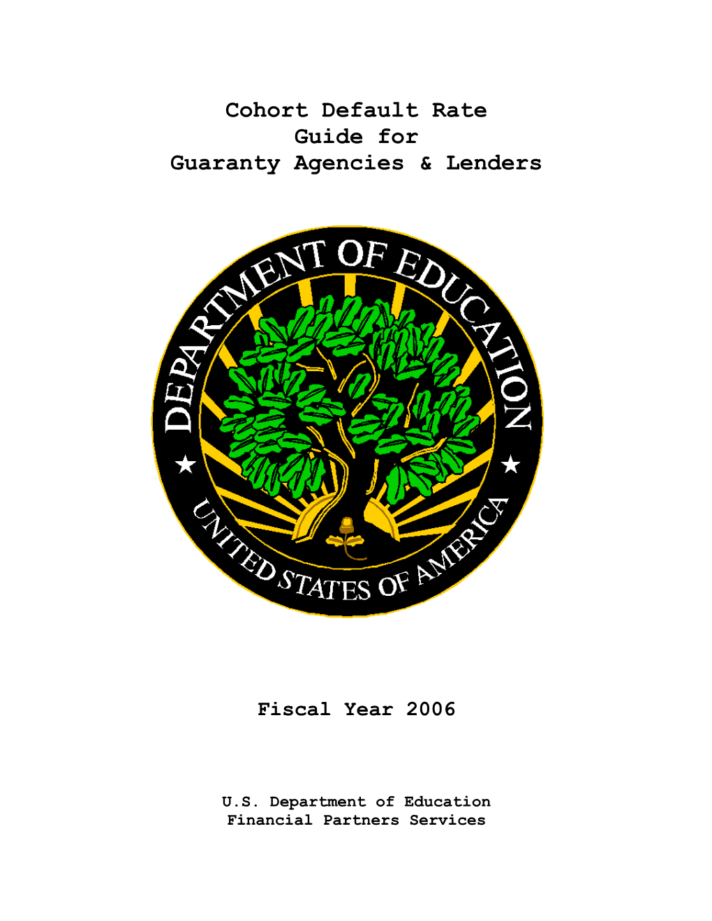 Cohort Default Rate