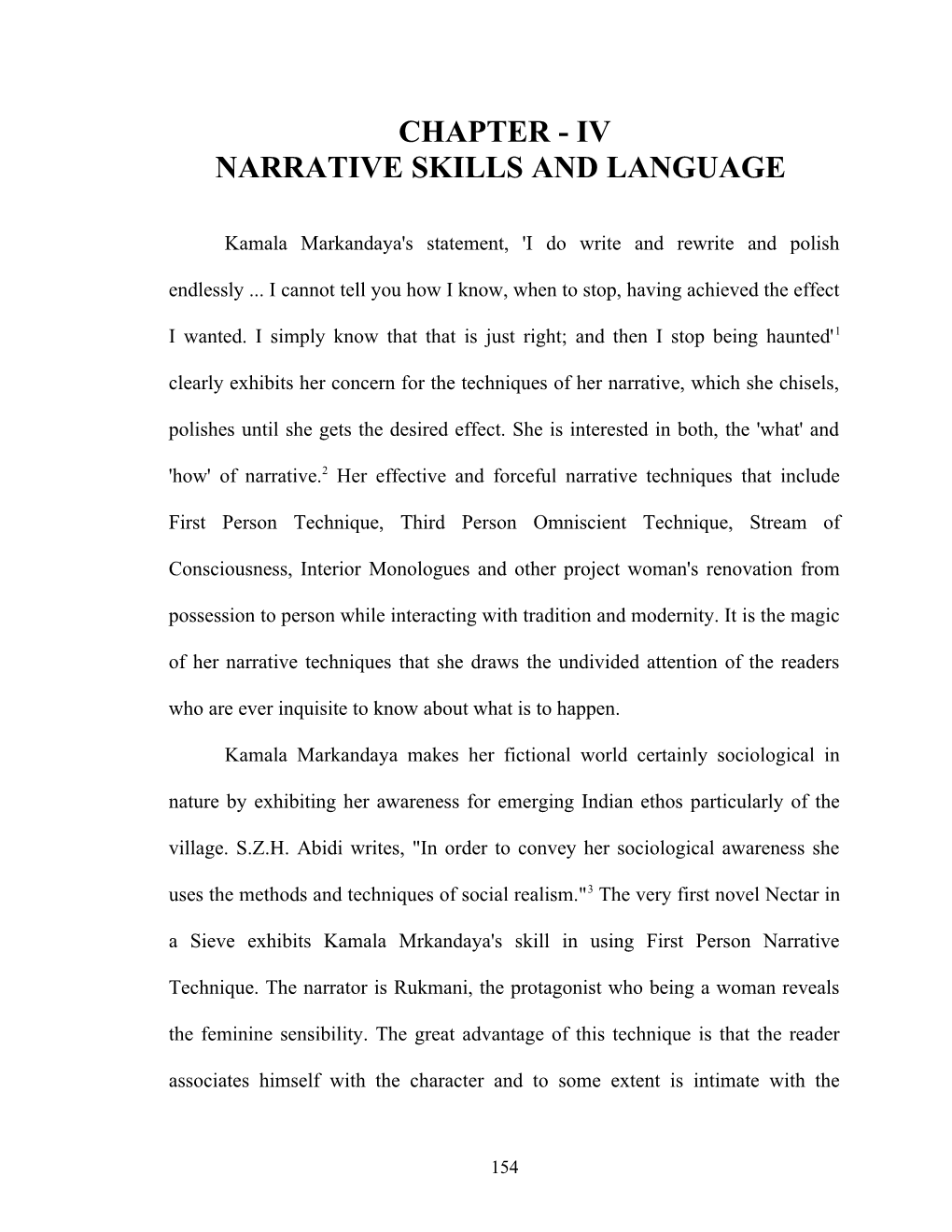 Narrative Skills and Language