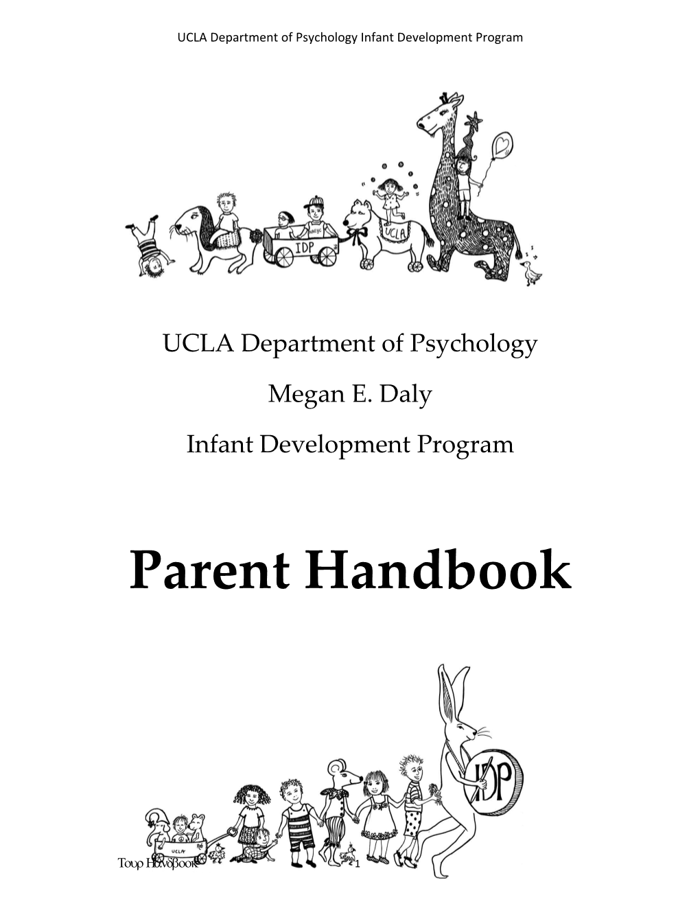 UCLA Department of Psychology Infant Development Program