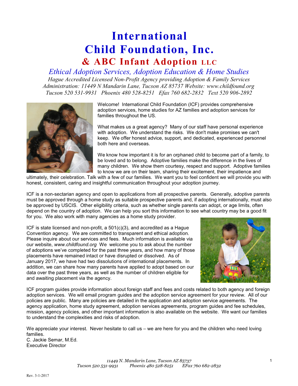 International Child Foundation, Inc