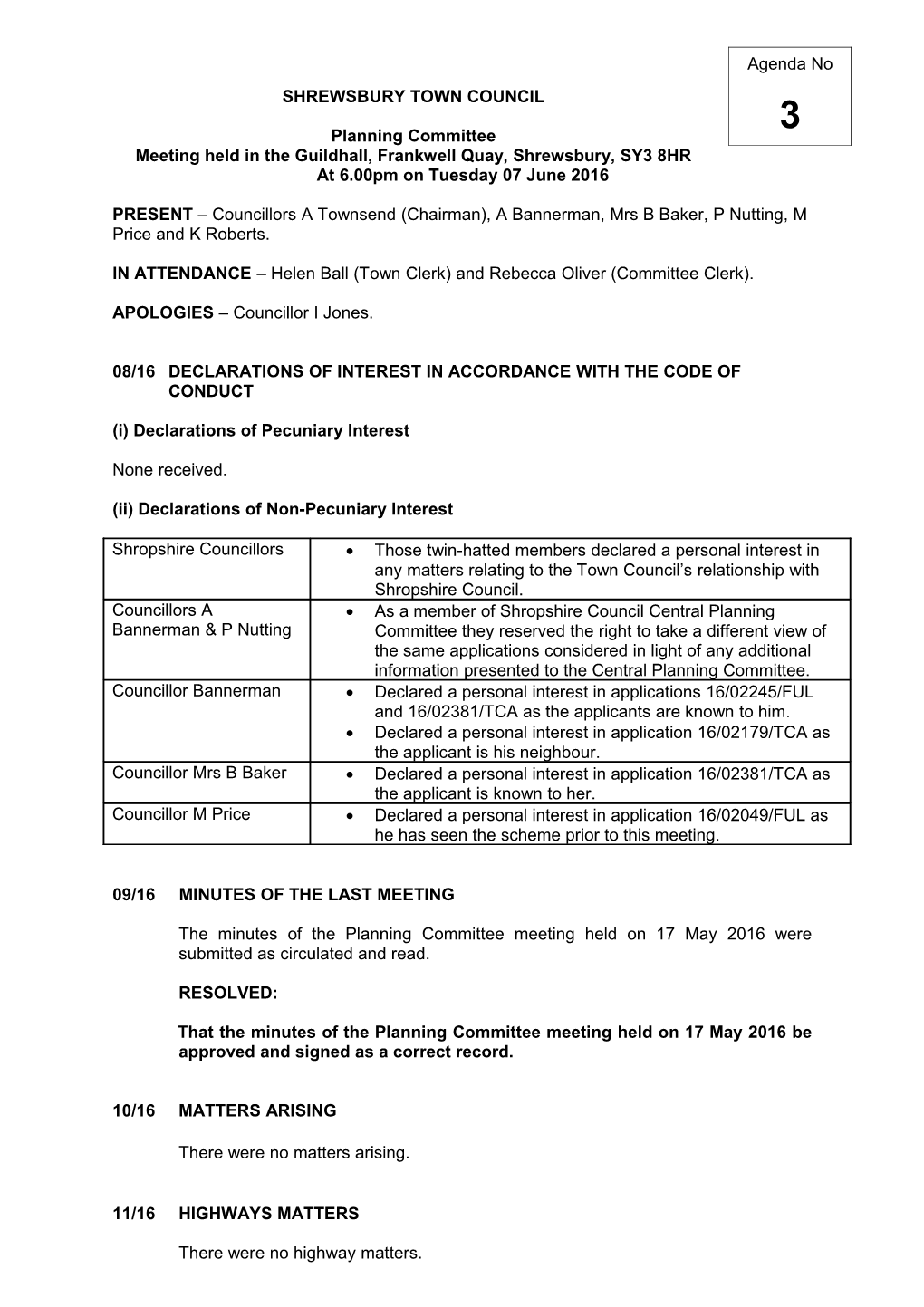 Meeting Held in the Guildhall, Frankwell Quay, Shrewsbury, SY3 8HR s2