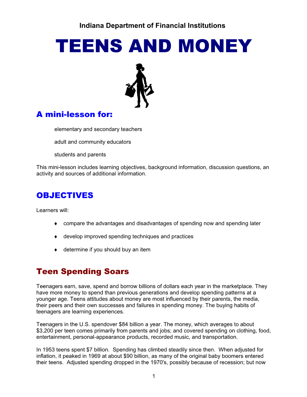 Children and Money