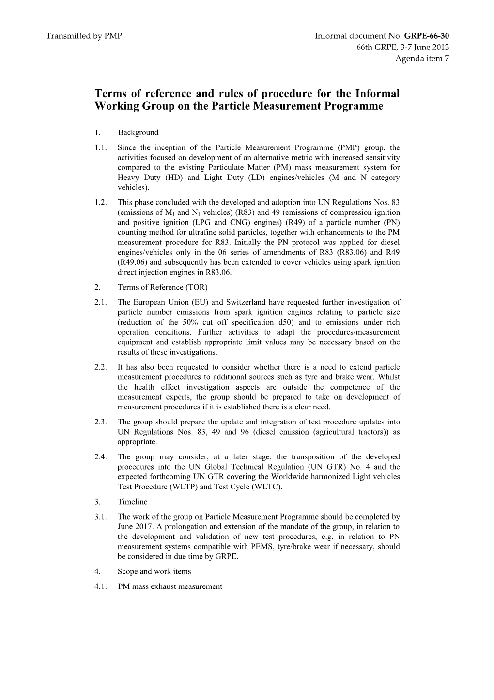 United Nations World Forum for Harmonization of Vehicle Regulations (WP.29)