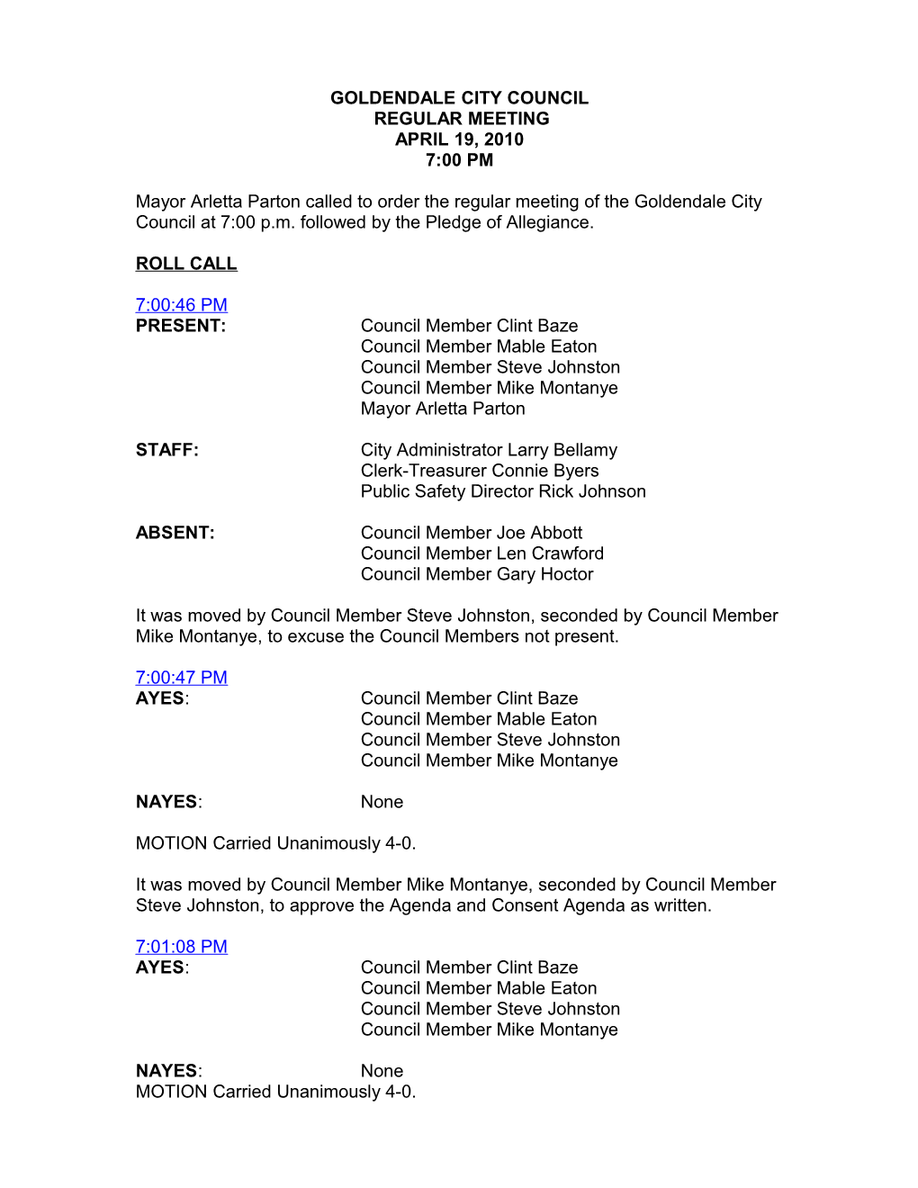 Goldendale City Council Regular Meeting s4