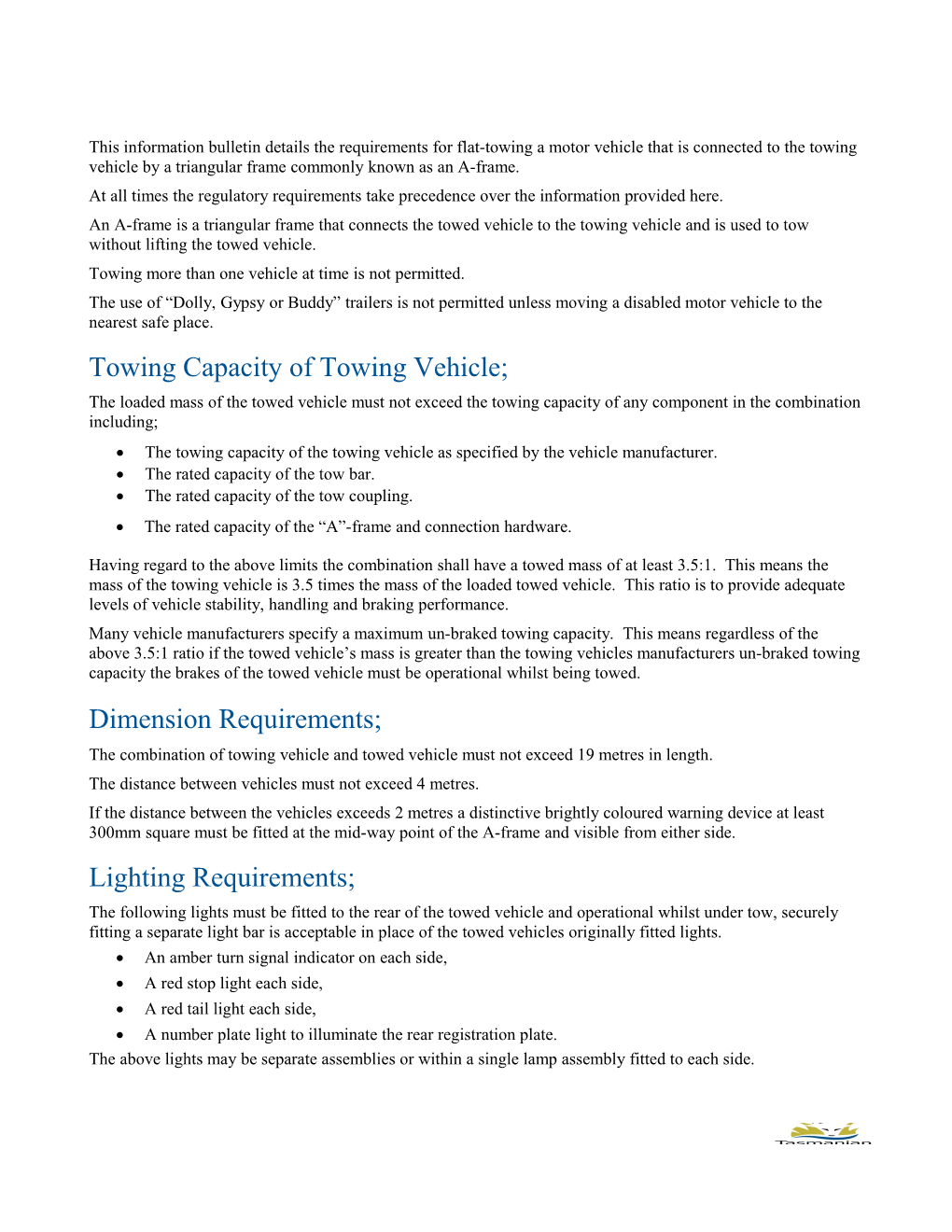 Towing More Than One Vehicle at Time Is Not Permitted