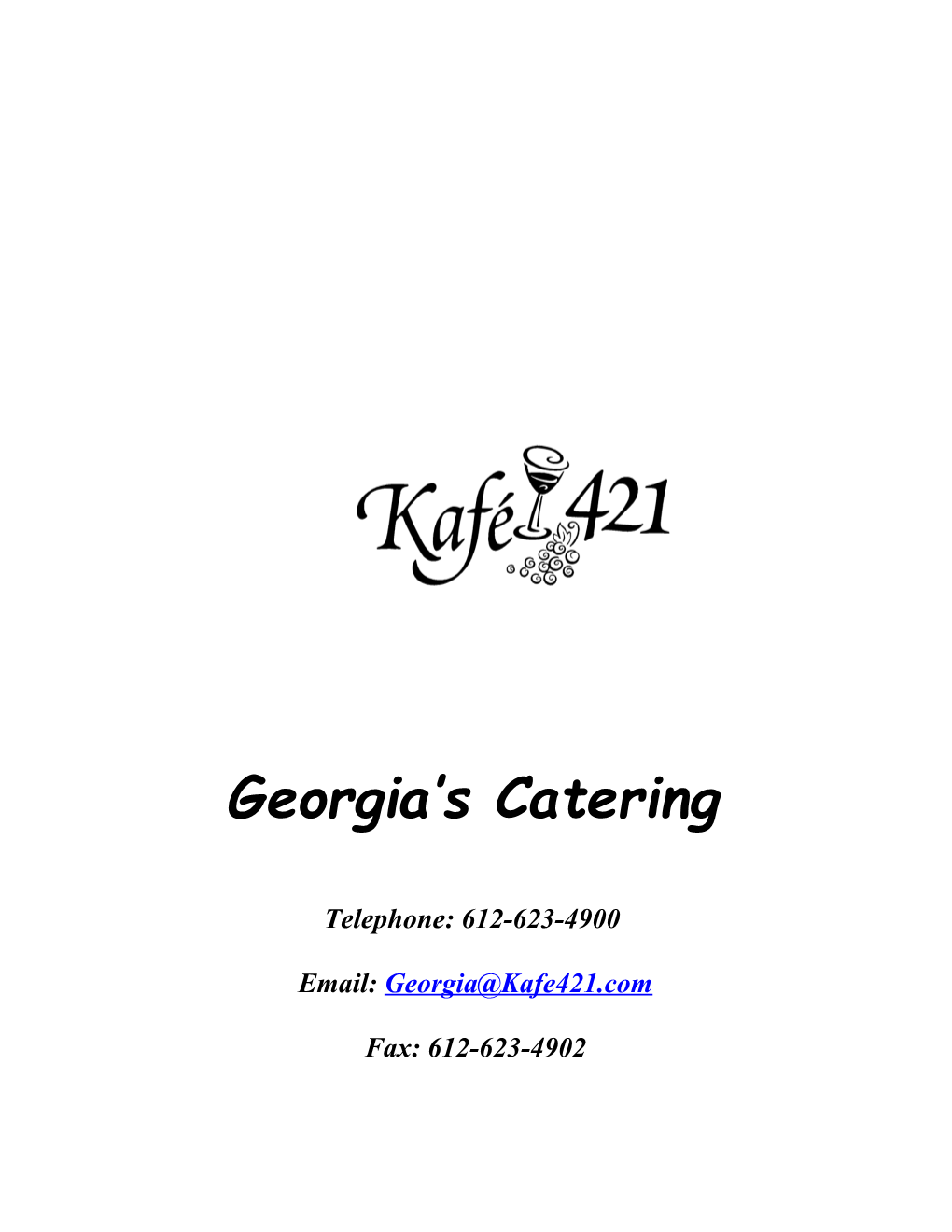 Georgia S Catering