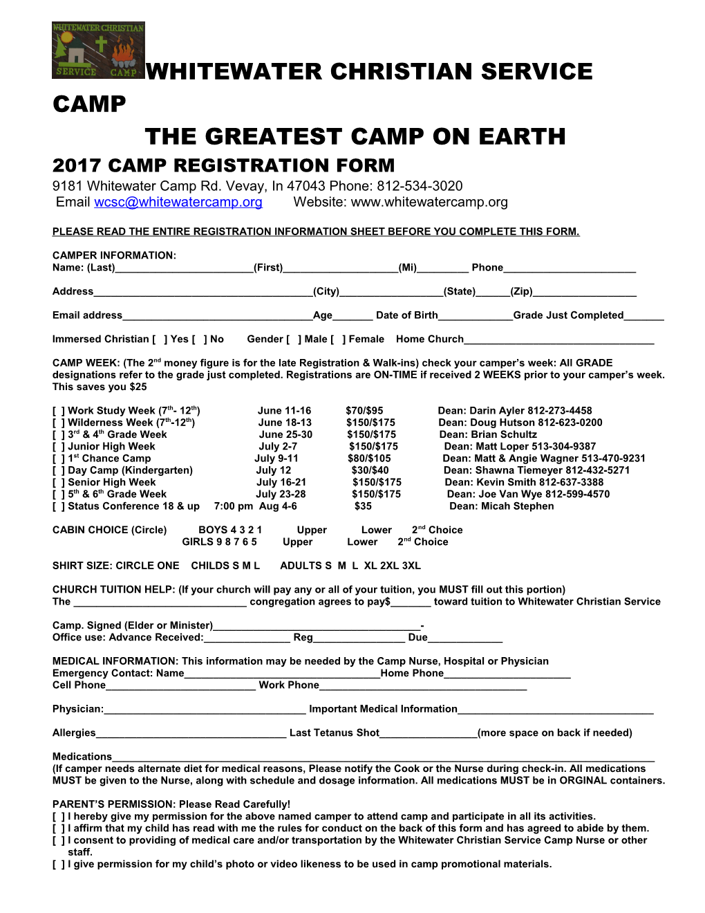 The Greatest Camp on Earth