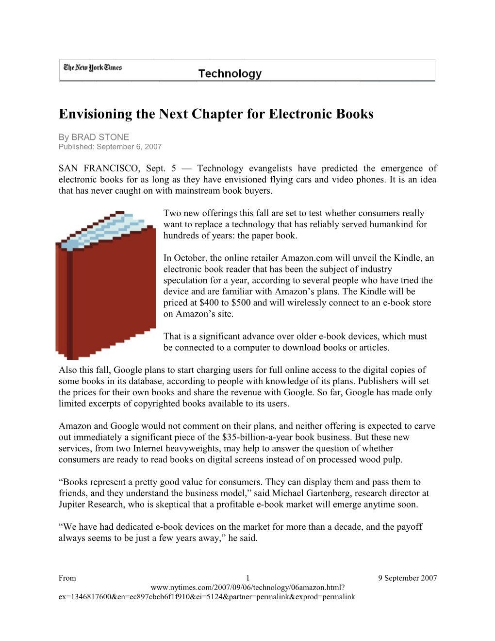 Envisioning the Next Chapter for Electronic Books