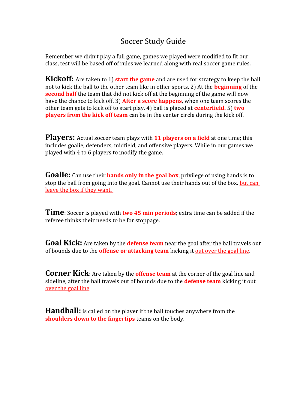 Soccer Study Guide s3