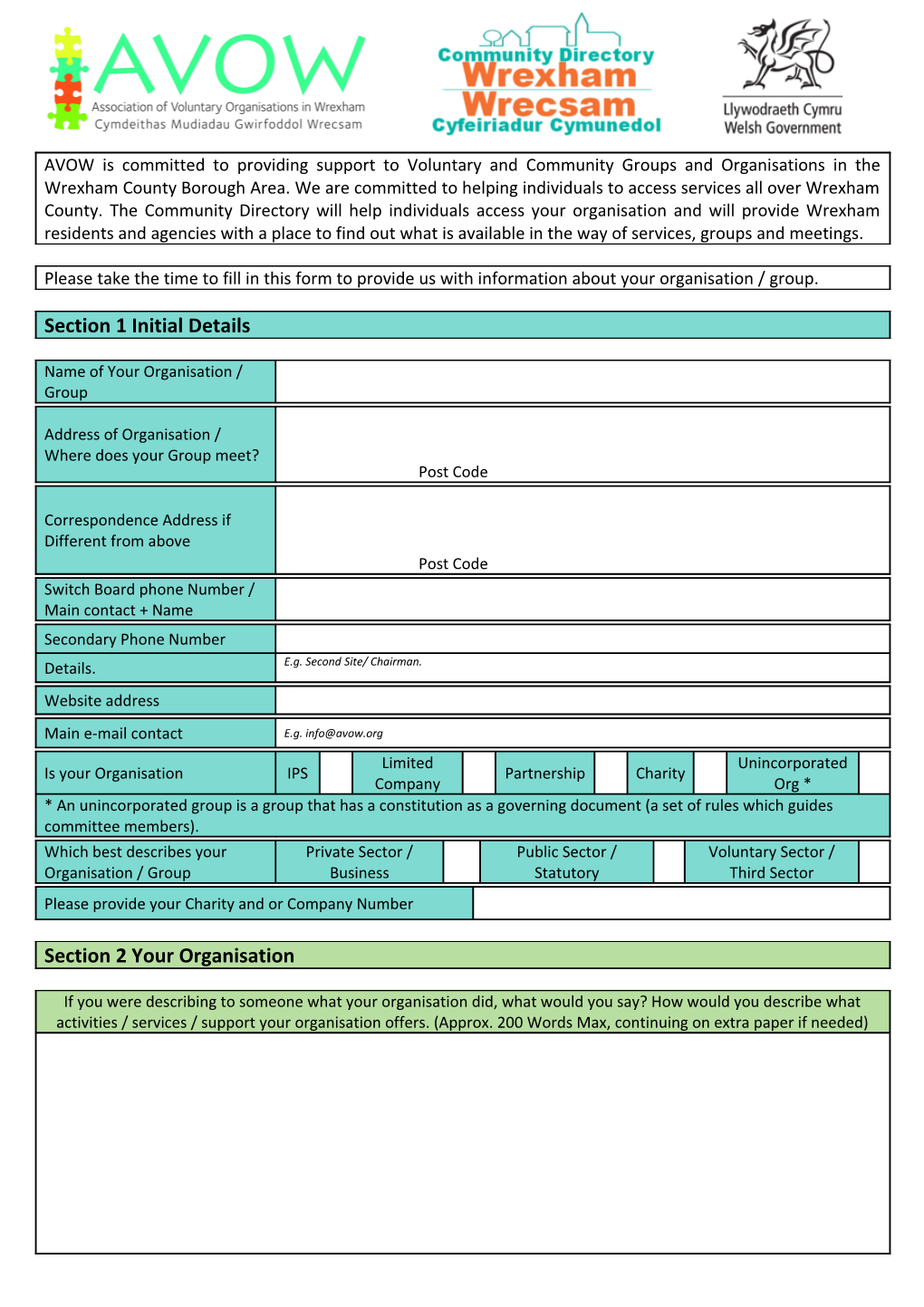 Please Forward This Information Toor Return This Form in the Post to