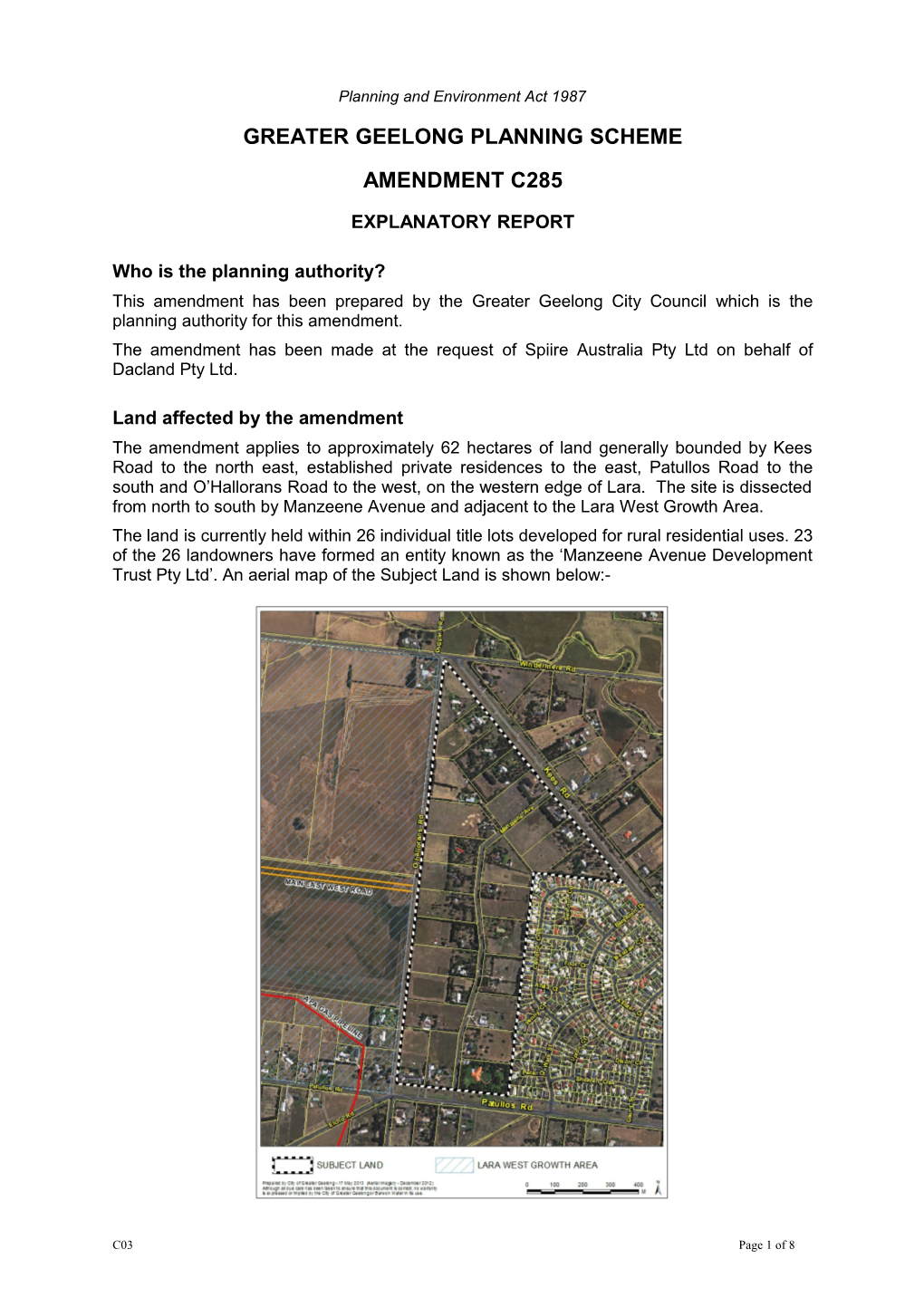 Planning and Environment Act 1987 s5