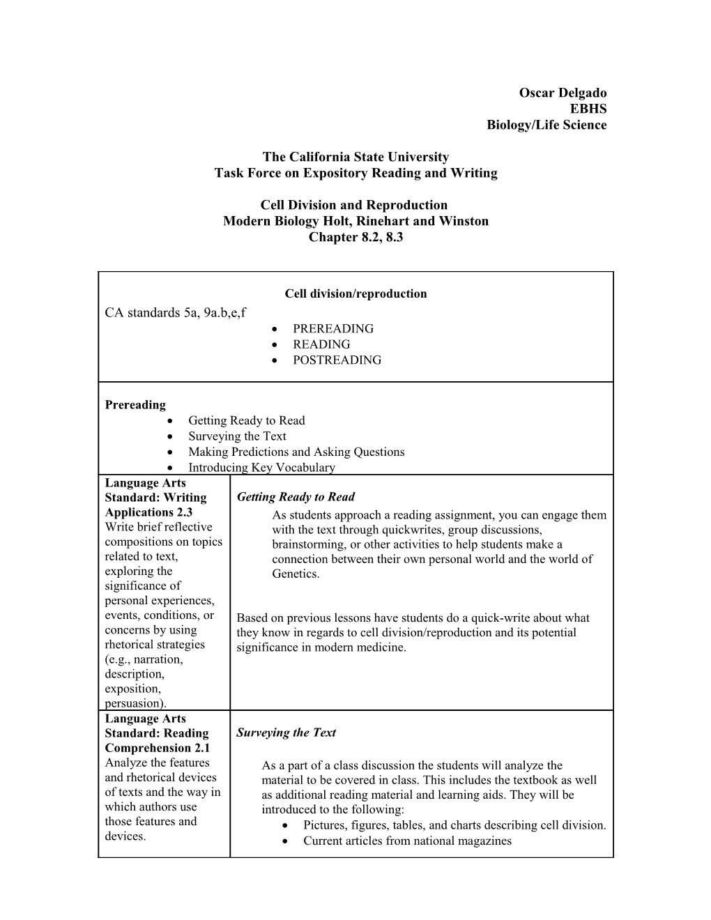 CSU Task Force 12: Expository Reading and Writing s3