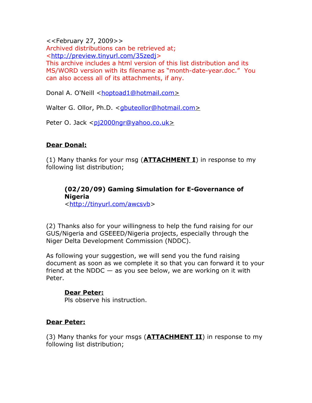 (02/20/09) Gaming Simulation for E-Governance of Nigeria