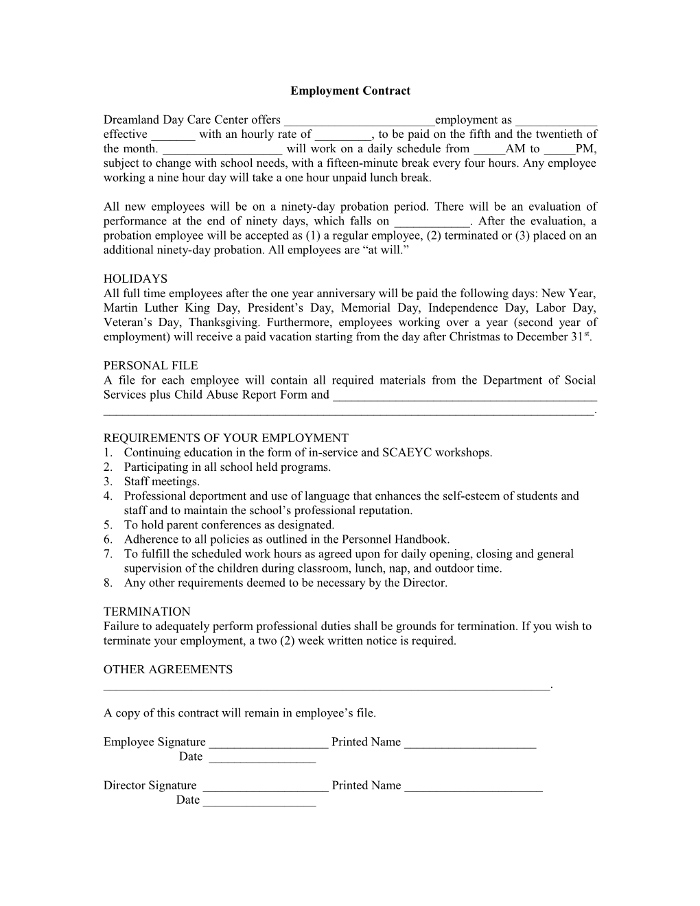 Employment Contract s1