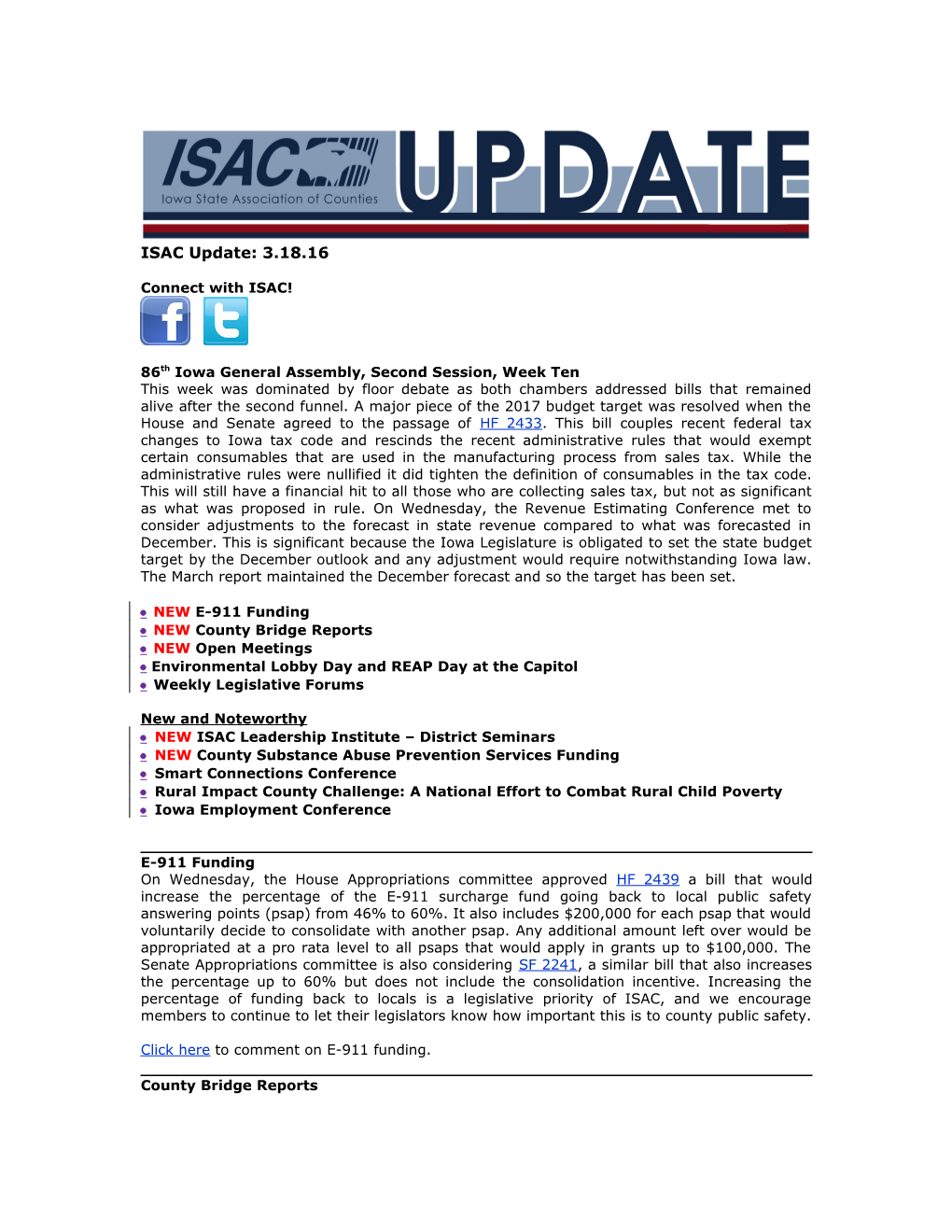 ISAC Legislative Update s4