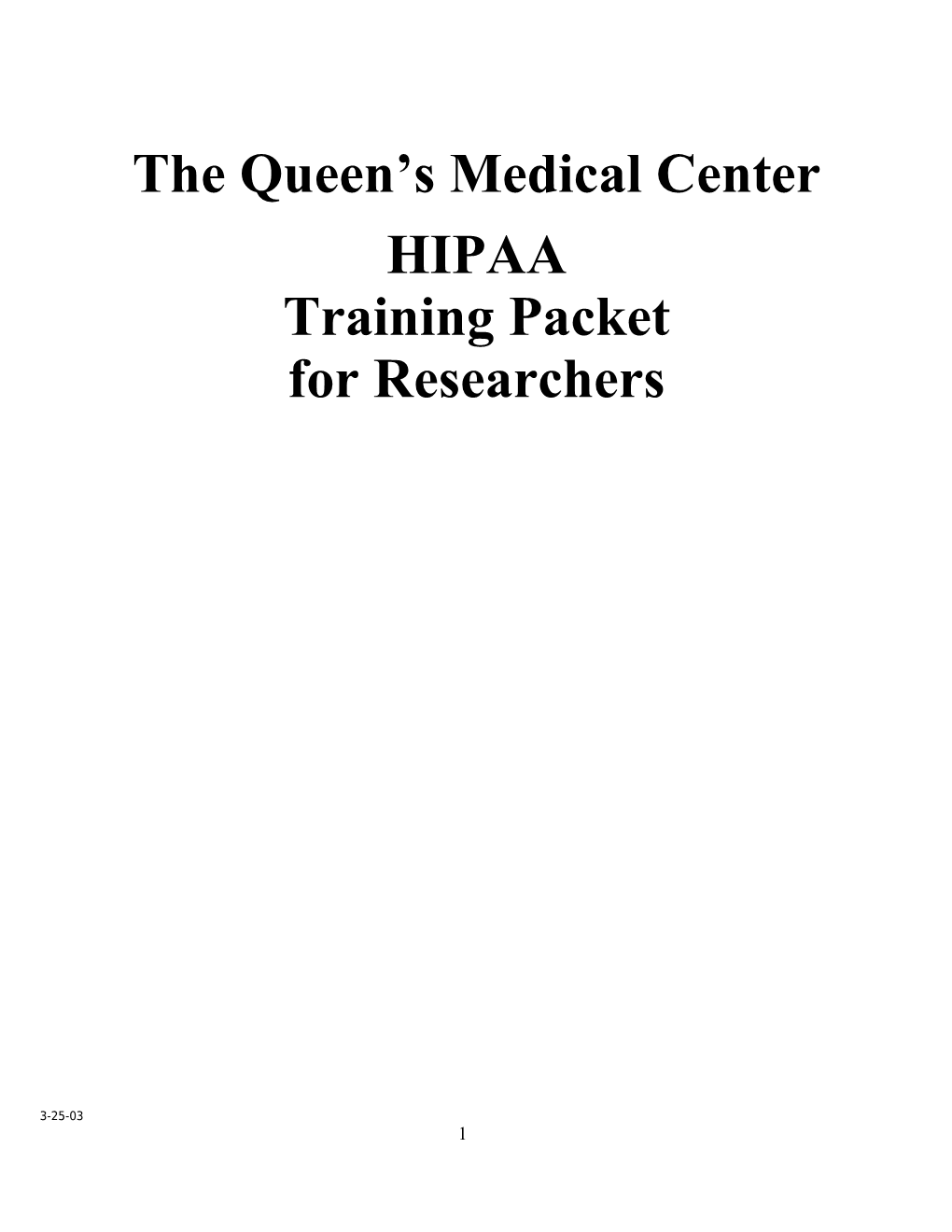 The Queen S Medical Center