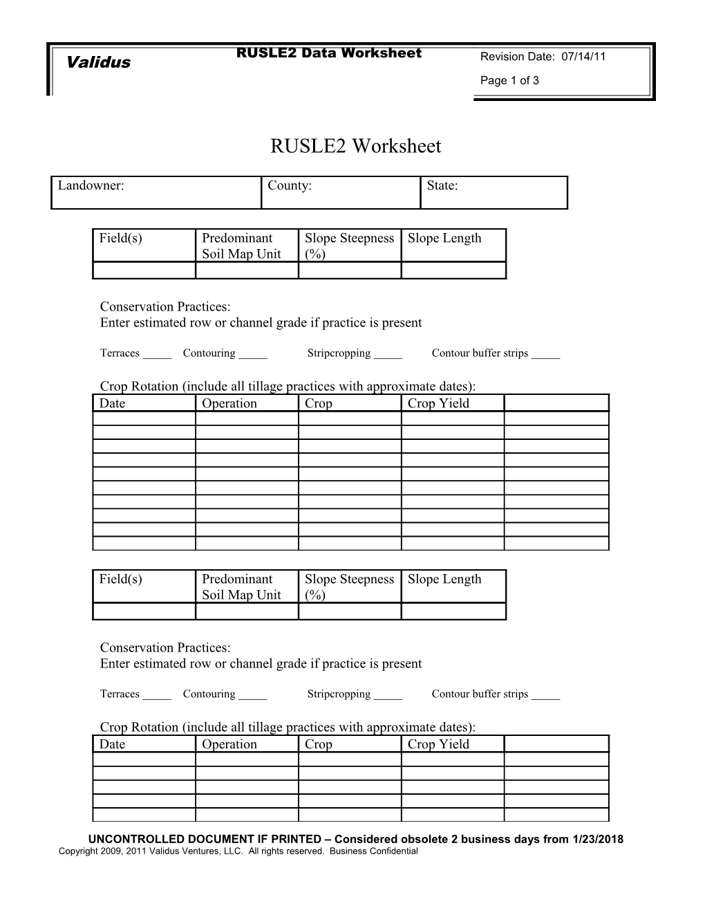 This Document Present S EMS, LLC S Standard Operating (SOP) for the Form a Procedure For