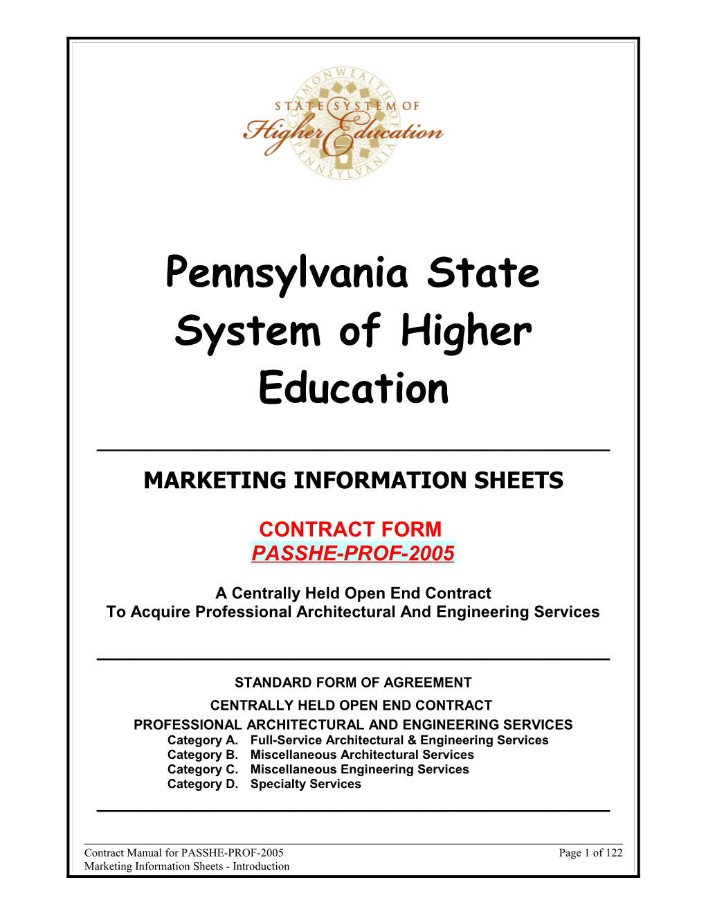 Pennsylvaniastate System of Higher Education