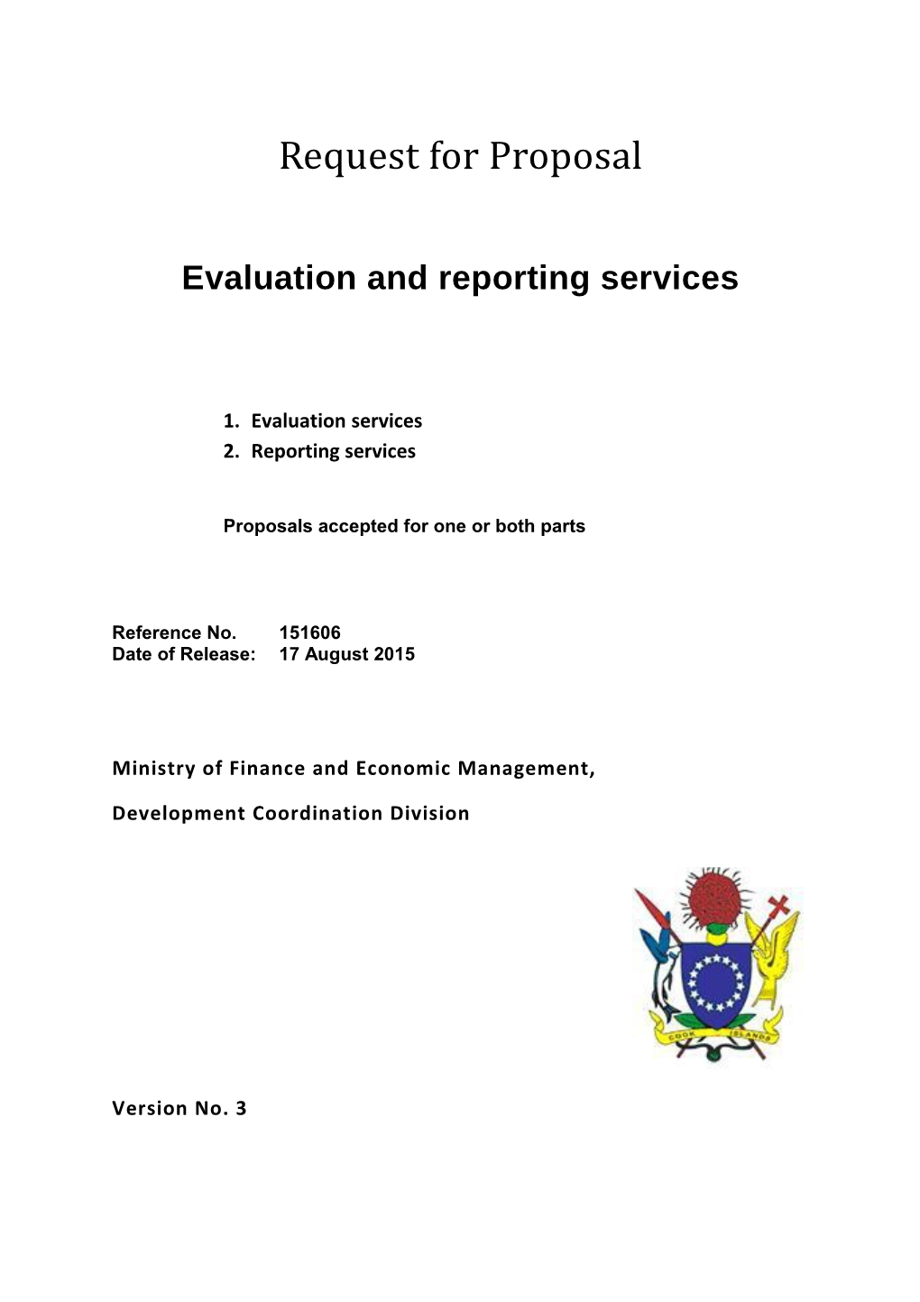 Evaluation and Reporting Services