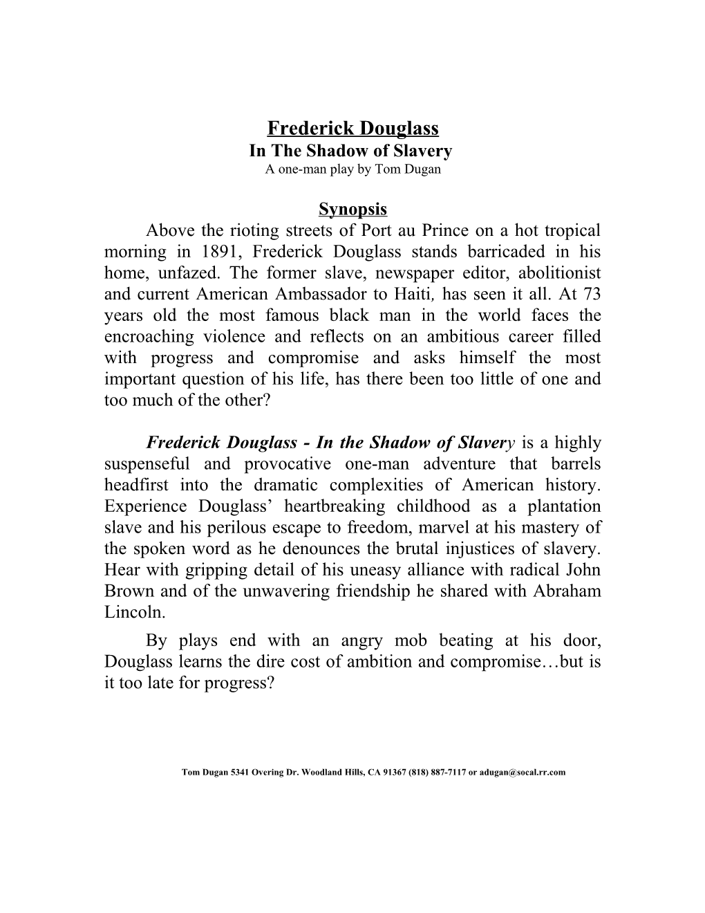 Frederick Douglass s1