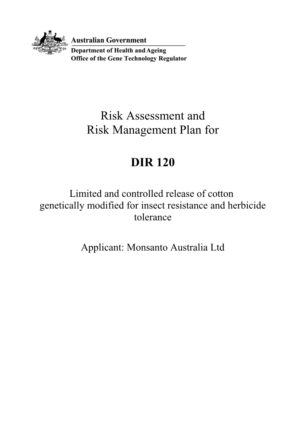 Risk Assessment And