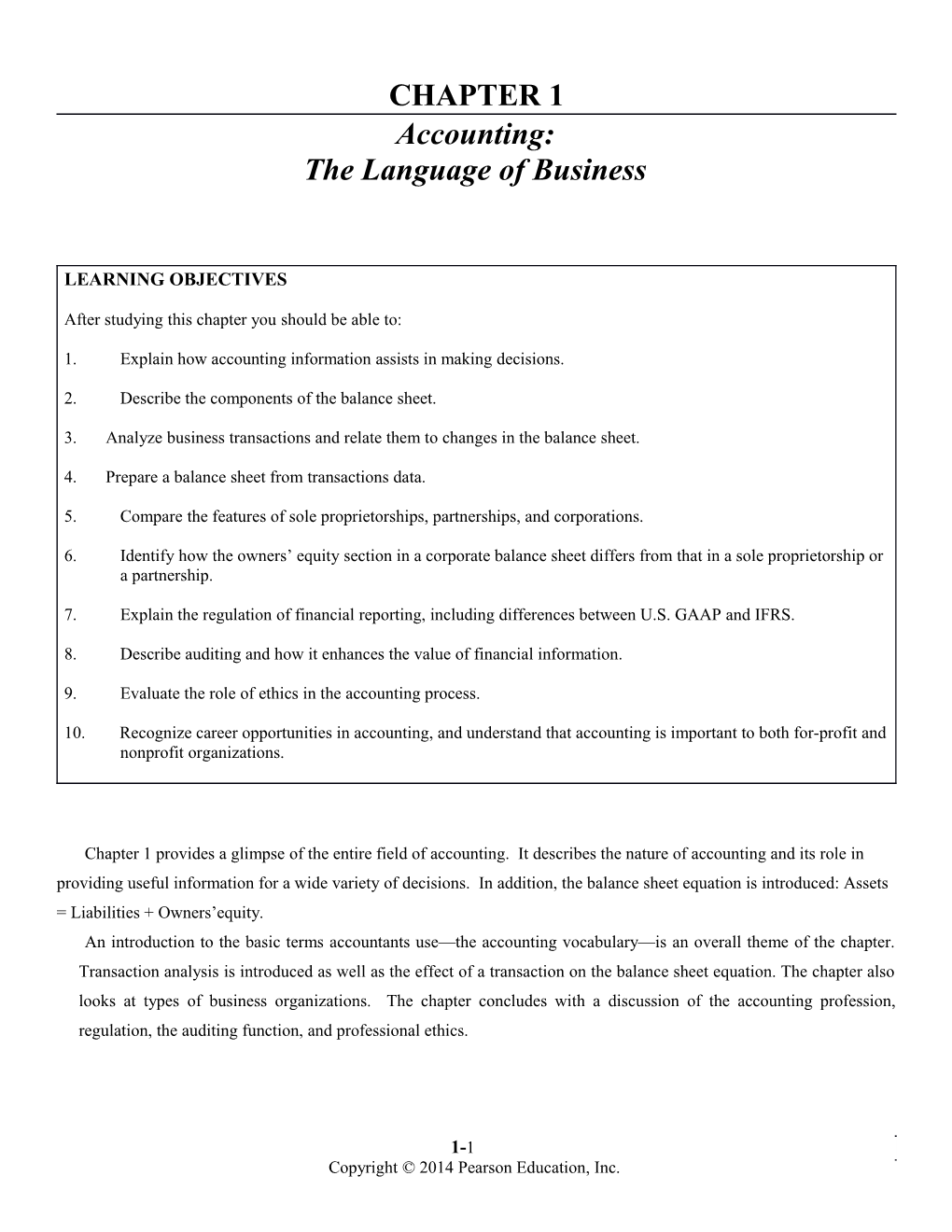 The Language of Business