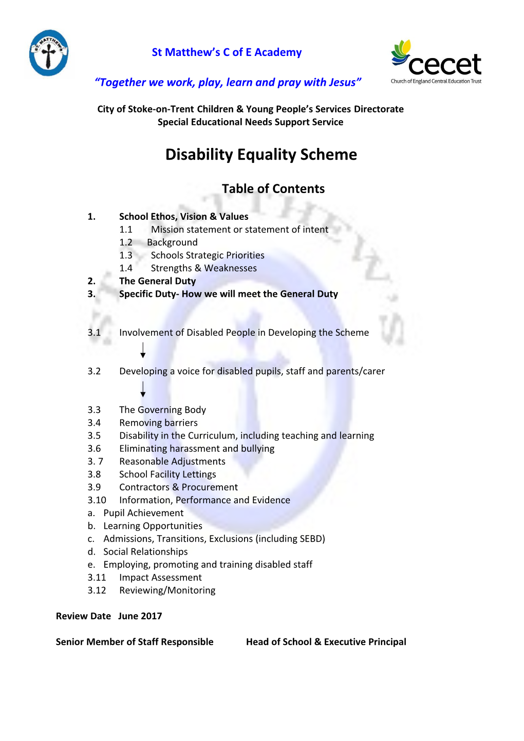 Disability Equality Scheme