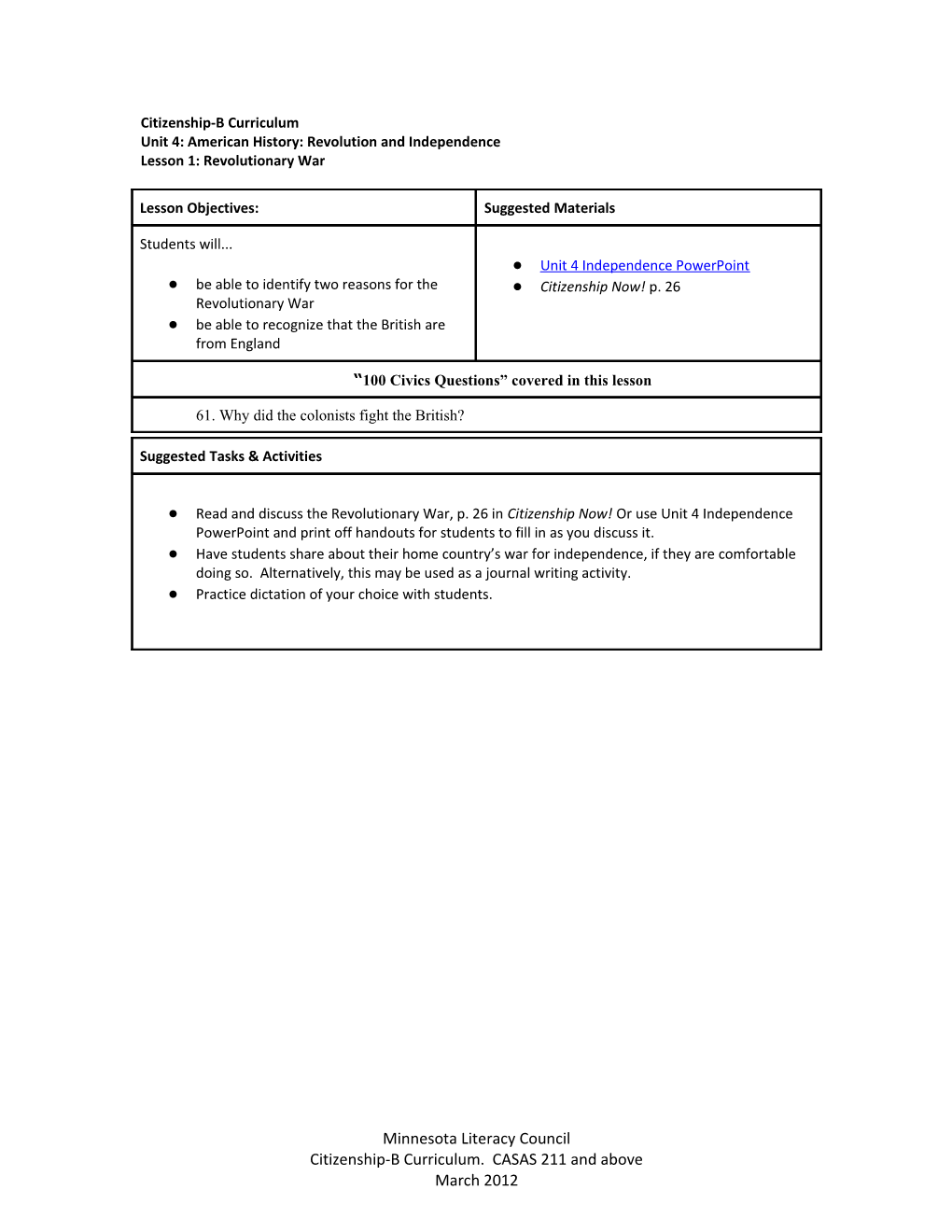 Course 1: Intro to Citizenship s1