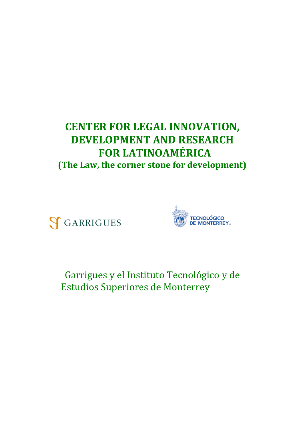 Center for Legal Innovation, Development and Research for Latinoamerica