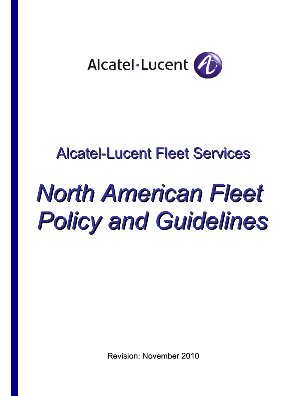 Alcatel-Lucent Fleet Services