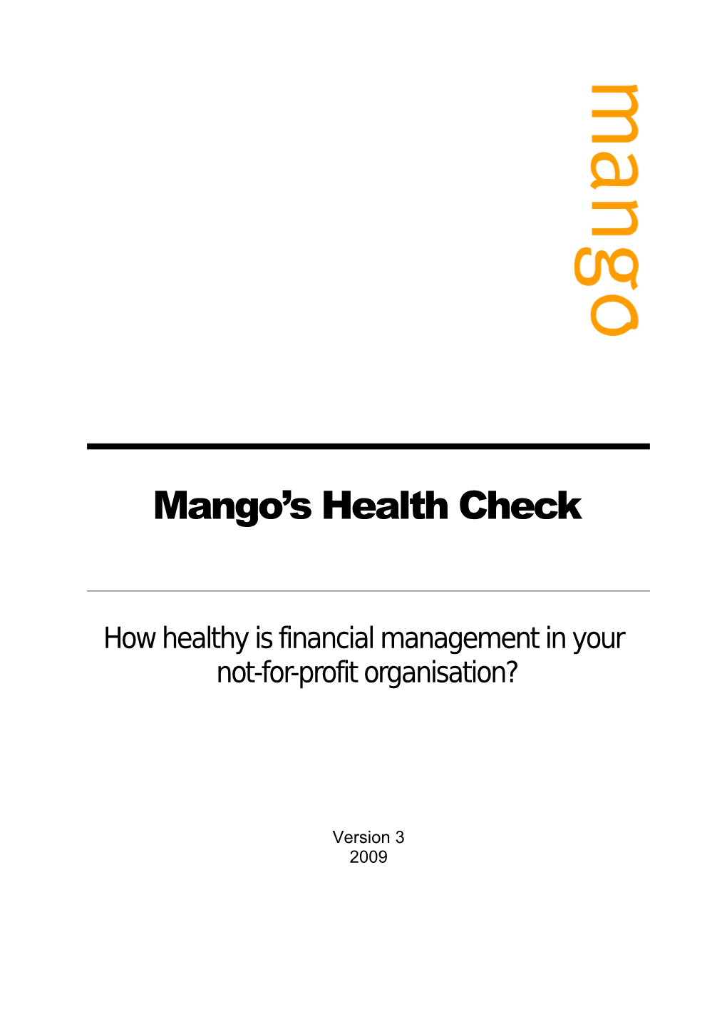 Mango Health Check