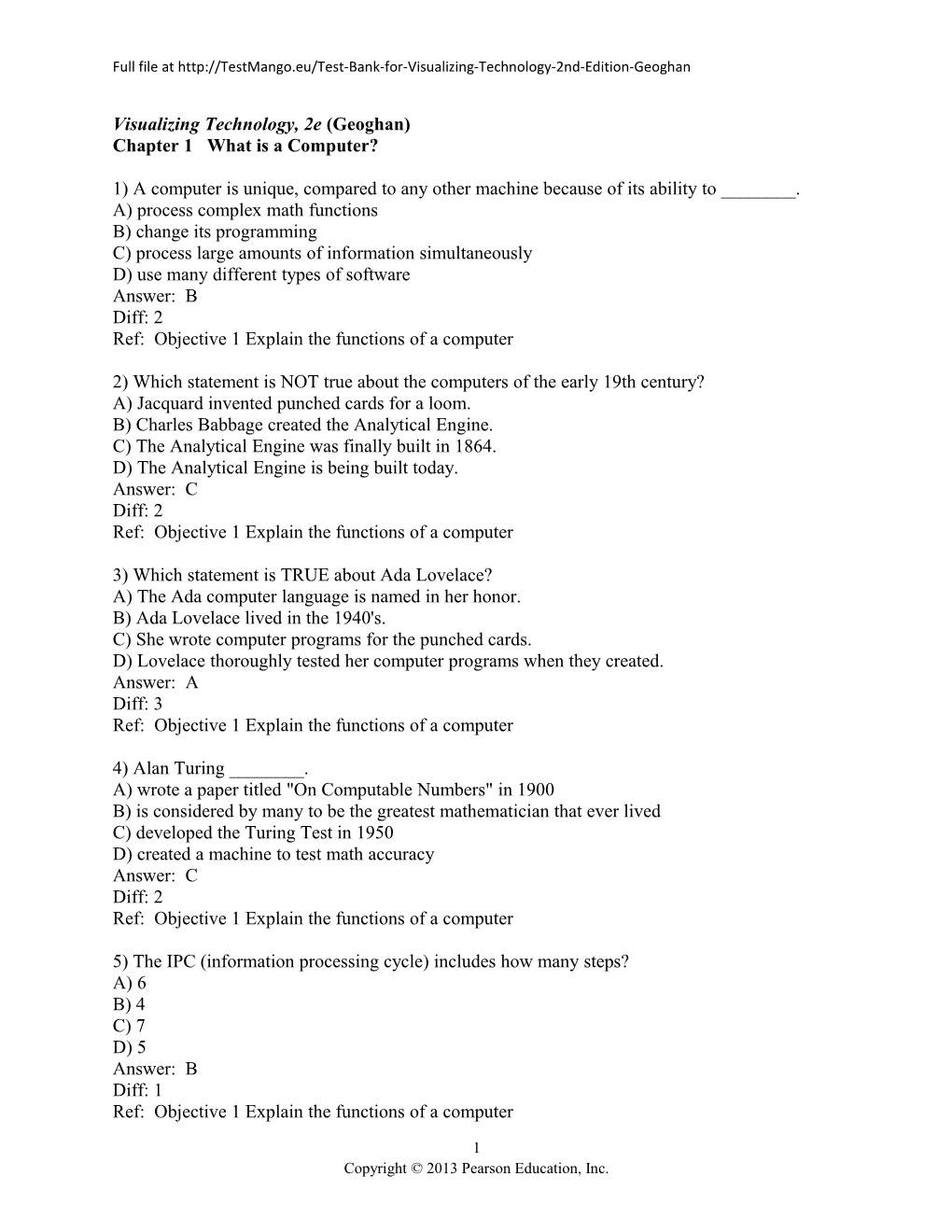 Visualizing Technology, 2E (Geoghan)